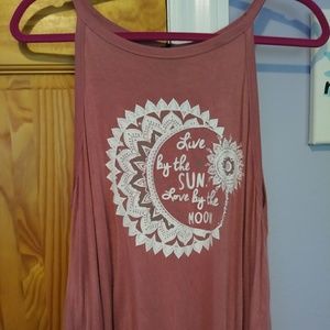 Live by the sun, love by the moon tank